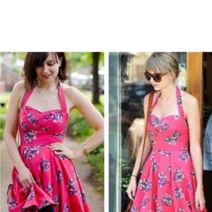Anthropologie Girls From Savoy Floral Halter Dress